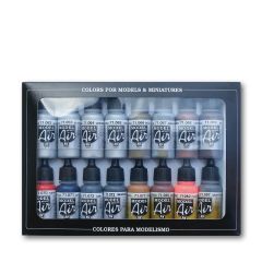 Model Air Metallic Effects Colour Set 16x17ml