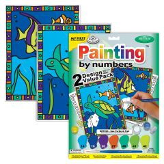 Sea Turtle and Fish Paint by Number
