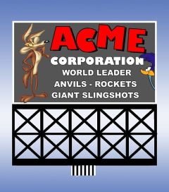 ACME Small Sign