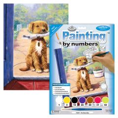 The News Boy Paint by Number