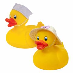 Big Rubber Duck with a Randomly Assigned Hat