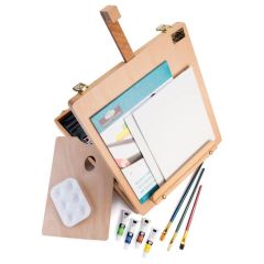 48pc Deluxe Easel Artist Set
