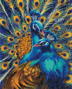 Rapsody Peacocks 40 x 50cm Crystal Art Kit