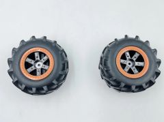 Snow Tires w/ Rims Shredder 2pc