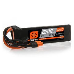 11.1v 2200mAh LiPo 100C Smart IC3