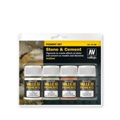 Stone & Cement Pigment Set 4x35ml