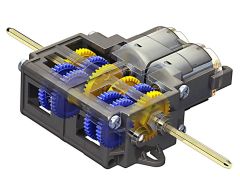 Educational Double Gear Box Left/Right