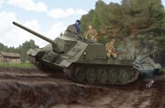 Soviet SU-100 Tank Destroyer 1/16