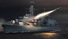 Type 23 Frigate HMS Monmouth 1/350