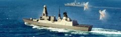 HMS Type 45 Destroyer 1/350