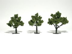 Light Green Realistic Trees 3-4in