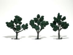 Dark Green Realistic Trees 4-5in