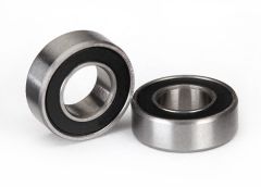 Black Rubber Sealed Bearings 6x12x4mm 2pk