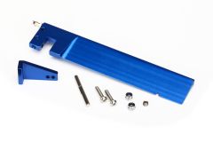 Aluminum Rudder 127.5mm Blue