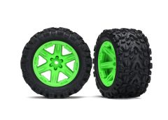 Tires 2.8 Mtd Green Wheels pr
