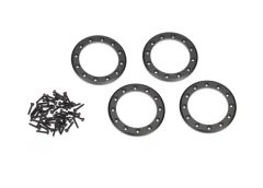 Black Aluminum Beadlock Rings 2.2 4pk