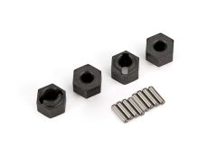 Wheel Hexes 7mm 4pk
