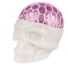 Squeezy Glitter Skull Head