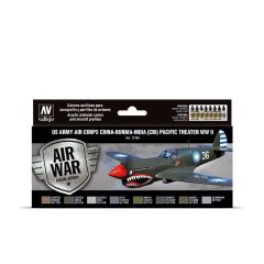 Model Air US Army Air Corps CBI WWII Set 8 x 17ml