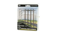 Utility Poles Single Crossbar 4pk HO