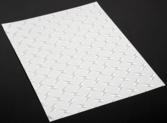 Chrome Diamondplate 8x11in