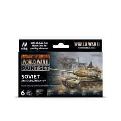 WWII Soviet Armour & Infantry 6x17ml