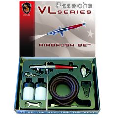VLS-Set Double Action 3-Nozzle Airbrush Set