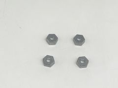 Hex Adapters Metal 4pk