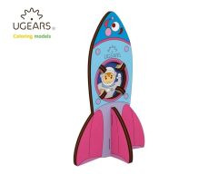Ugears Rocket 3D Coloring Model