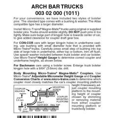Arch Bar Trucks No Cplr 1pr