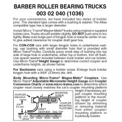 Barber Roller Bearing Trucks pr