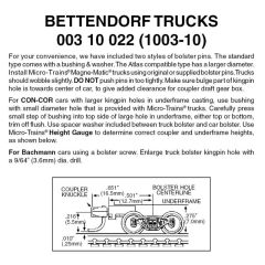 Bettendorf Trucks & Med RDA Cplrs 10pr