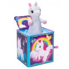 Unicorn Pop N Glow Jack-in-the-box