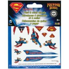 Superman Pinewood Sticker Set