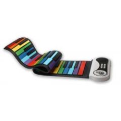 Flexible Roll Up Piano Rainbow