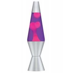 14.5in Lava Lamp Pink / Purple