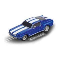 1967 Ford Mustang Racing Blue GO Car