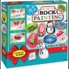 Holiday Hide and Seek Rock Painting Kit