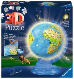 3D Puzzle Children's Globe Night Light