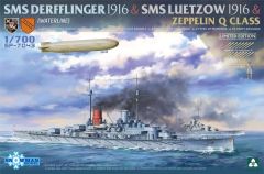 SMS Luetzow & SMS Derfflinger & Zeppelin Q-Class 1/700