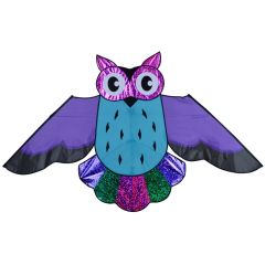 Purple Holographic Owl Kite 57in
