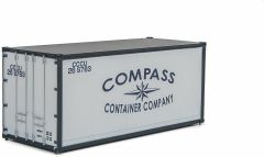 20' Smooth-Side Container - Ready to Run -- Compass Container Company
