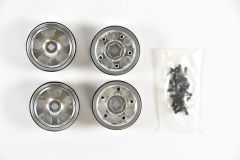 CNC Machined 1in Beadlock Wheels for SCX24 4pk