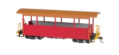 On30 Open Excursion Car Red/Tan