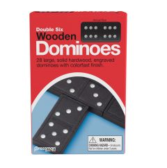Double-Six Wooden Dominoes