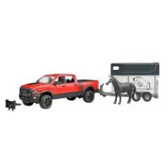 Ram 2500 Pickup w/ Horse Trailer & Horse