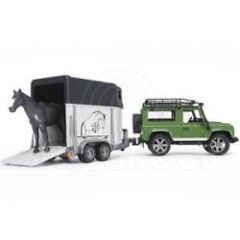 Land Rover w/ Horse Trailer