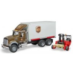 MACK Granite UPS Container Truck w/ Forklift