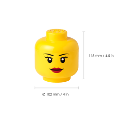 Lego Mini Storage Head Girl