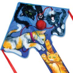 Large Easy Flyer Kite Cats